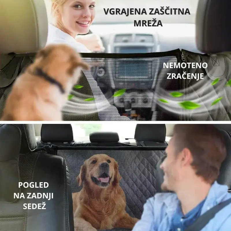 Premium avtomobilska zaščita za psa